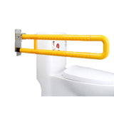 Maxbell Stainless Steel Folded Safety Grab Bar Toilet Hand Rails for Bathroom Yellow