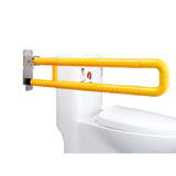 Maxbell Stainless Steel Folded Safety Grab Bar Toilet Hand Rails for Bathroom Yellow