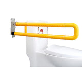 Maxbell Stainless Steel Folded Safety Grab Bar Toilet Hand Rails for Bathroom Yellow