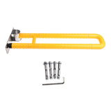 Maxbell Stainless Steel Folded Safety Grab Bar Toilet Hand Rails for Bathroom Yellow