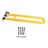 Maxbell Stainless Steel Folded Safety Grab Bar Toilet Hand Rails for Bathroom Yellow