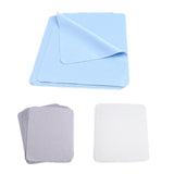 10 Pieces Microfiber Eyeglasse Cleaner Cloth for Spectacle Camera Lens Blue