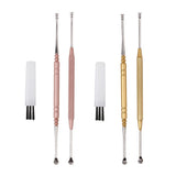 Max Ear Curette Earwax Removal Stick Ear Wax Cleaner Remover Spoon Set Golden