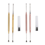 Max Ear Curette Earwax Removal Stick Ear Wax Cleaner Remover Spoon Set Golden