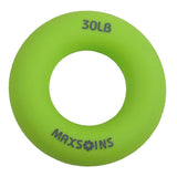 Max Finger Gripper Strengthener Hand Grip Exerciser Ring 30LB Green