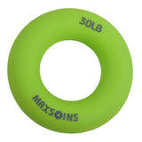 Max Finger Gripper Strengthener Hand Grip Exerciser Ring 30LB Green