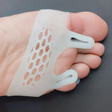 Max 10 Pieces Gel Toe Sleeves Bunion Cushions Corns Protectors Cap Pad White