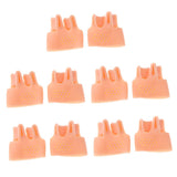 Max 10 Pieces Gel Toe Sleeves Bunion Cushions Corns Protectors Cap Pad Skin