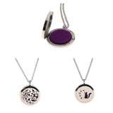 Max New Aromatherapy Essential Oil Perfume Diffuser Locket Pendant Necklace  Cat