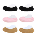 Max 2 Pieces Breathable Gel Non Slip Invisible Socks Low Cut Shoe Liners Black