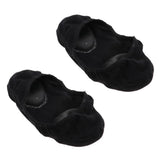 Max 2 Pieces Breathable Gel Non Slip Invisible Socks Low Cut Shoe Liners Black