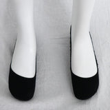 Max 2 Pieces Breathable Gel Non Slip Invisible Socks Low Cut Shoe Liners Black