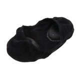 Max 2 Pieces Breathable Gel Non Slip Invisible Socks Low Cut Shoe Liners Black