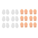 Max 6 Pairs Little Toe Protector Bunion Toe Separator Toe Guard Corrector White