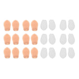 Max 6 Pairs Little Toe Protector Bunion Toe Separator Toe Guard Corrector White