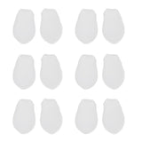 Max 6 Pairs Little Toe Protector Bunion Toe Separator Toe Guard Corrector White