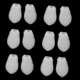 Max 6 Pairs Little Toe Protector Bunion Toe Separator Toe Guard Corrector White