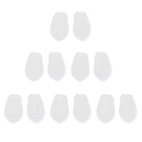 Max 6 Pairs Little Toe Protector Bunion Toe Separator Toe Guard Corrector White