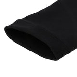 Max 2 Pieces Outdoor Compression Socks Calf Sleeve Shin Splint Support Wrap Black