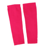 Max 2 Pieces Outdoor Compression Socks Calf Sleeve Shin Splint Support Wrap Rose