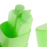 Maxbell 5 Pieces Portable Toothbrush Travel Case Box Wash Gargle Cup Set Green - Aladdin Shoppers