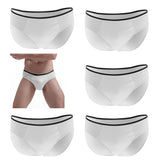 Max Maxb 5 Pieces Adults Disposable Briefs Travel Men One Time Underwear L White