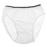 Max Maxb 5 Pieces Adults Disposable Briefs Travel Men One Time Underwear L White