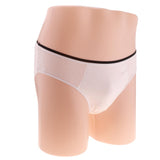 Max Maxb 5 Pieces Adults Disposable Briefs Travel Men One Time Underwear XL White