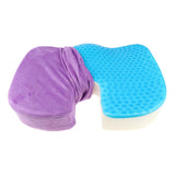 Max Memory Foam Gel Orthopedic Coccyx Seat Cushion Tailbone Pillow Purple