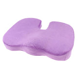 Max Memory Foam Gel Orthopedic Coccyx Seat Cushion Tailbone Pillow Purple