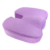 Max Memory Foam Gel Orthopedic Coccyx Seat Cushion Tailbone Pillow Purple