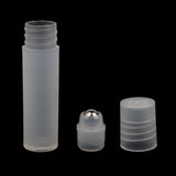 Max 10 Pieces Empty Refillable Makeup Perfume Roll On Bottles with Pipettes 5ml
