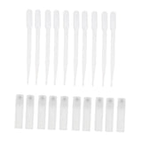 Max 10 Pieces Empty Refillable Makeup Perfume Roll On Bottles with Pipettes 5ml