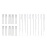 Max 10 Pieces Empty Refillable Makeup Perfume Roll On Bottles with Pipettes 5ml