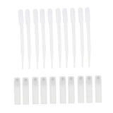Max 10 Pieces Empty Refillable Makeup Perfume Roll On Bottles with Pipettes 5ml
