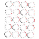 20 Pieces Universal Protective Collars Ring for 14 oz Wax Heater Pot Warmer