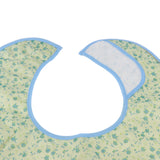 Max Adult Reusable Eating Bibs Elderly Disability Aid Apron with Catch Pocket Green