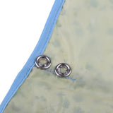 Max Adult Reusable Eating Bibs Elderly Disability Aid Apron with Catch Pocket Green