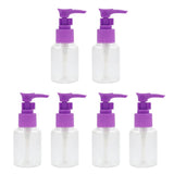 6 Pieces Portable Spray Bottles Cosmetic Vial Container Random Color 50ML