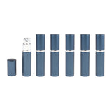 Max 6 Pieces 10ml Refillable Mist Spray Bottle Perfume Pressed Atomizer Blue