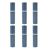 Max 6 Pieces 10ml Refillable Mist Spray Bottle Perfume Pressed Atomizer Blue