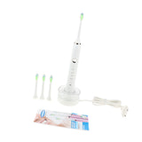 Max Electric Automatic Adult Toothbrush + 3 Replacement Head for Oral Care White