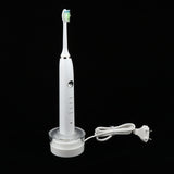 Max Electric Automatic Adult Toothbrush + 3 Replacement Head for Oral Care White