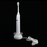 Max Electric Automatic Adult Toothbrush + 3 Replacement Head for Oral Care White
