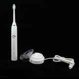 Max Electric Automatic Adult Toothbrush + 3 Replacement Head for Oral Care White