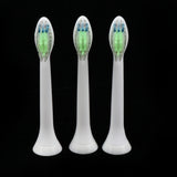 Max Electric Automatic Adult Toothbrush + 3 Replacement Head for Oral Care White
