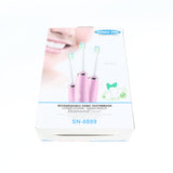 Max Electric Automatic Adult Toothbrush + 3 Replacement Head for Oral Care White
