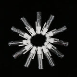 Max 12 Pieces Empty 360 Rotation Spray Refillable Bottle Atomizer Transparent