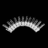 Max 12 Pieces Empty 360 Rotation Spray Refillable Bottle Atomizer Transparent