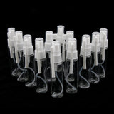 Max 12 Pieces Empty 360 Rotation Spray Refillable Bottle Atomizer Transparent